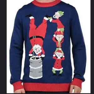 Tipsy Elves Santa Keg Stand Sweater